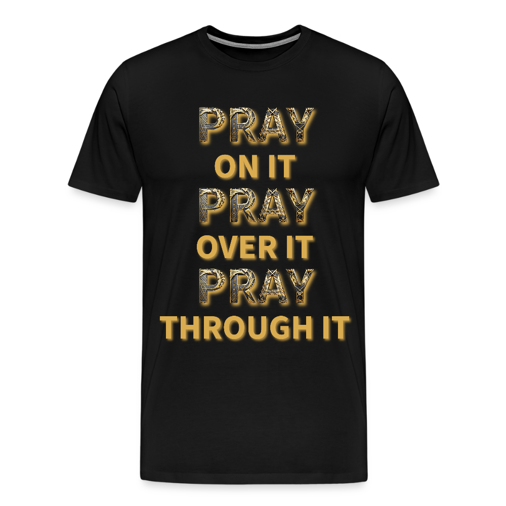 He Prays Without Ceasing Tee - black